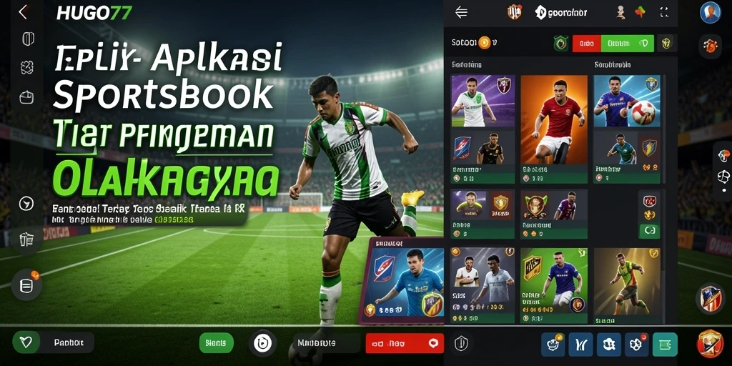 Tampilan antarmuka HUGO77 yang menarik saat taruhan olahraga.