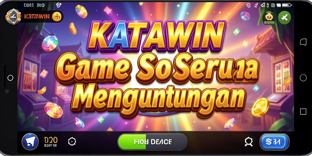 Tampilan gameplay KATAWIN yang menarik dan penuh warna.