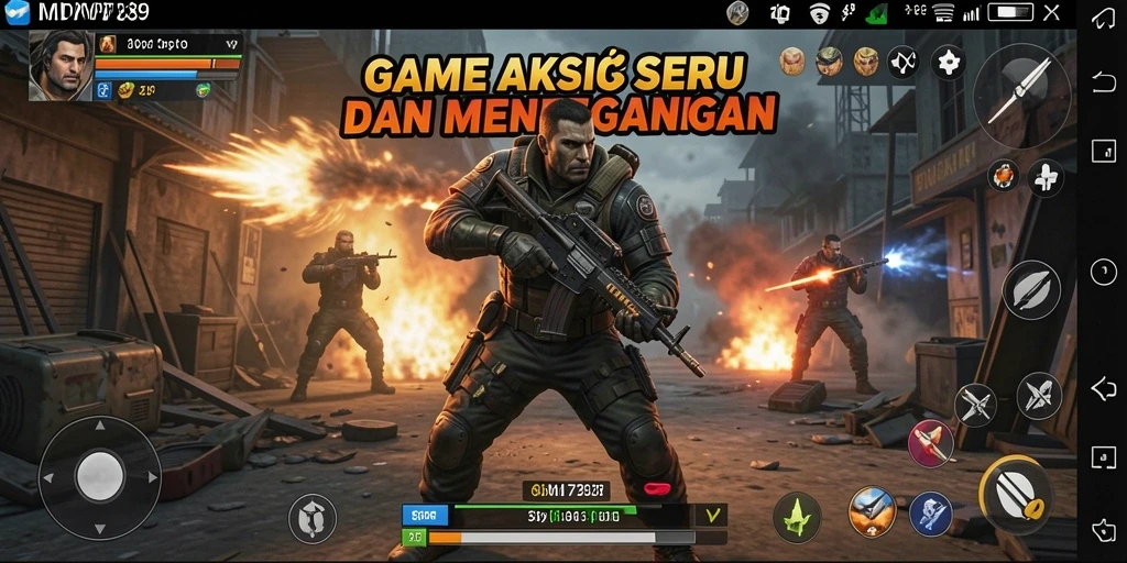 Tampilan gameplay menegangkan dari MVP789 dengan aksi yang intens.
