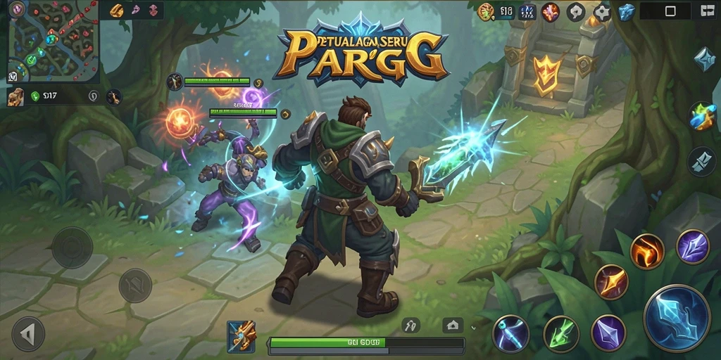 Screenshot menunjukkan aksi pertarungan seru dalam SD107.