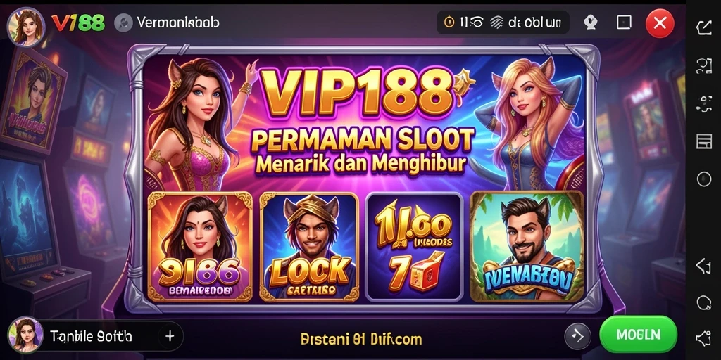 Tampilan gameplay menarik dari mesin Slot VIP188 yang mengasyikkan.